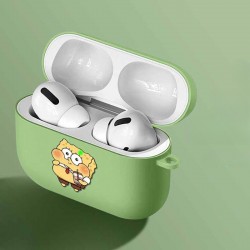 Airpodspro2 保護カバーカップル漫画スポンジボブシリコン Airpods ボックスに適しています