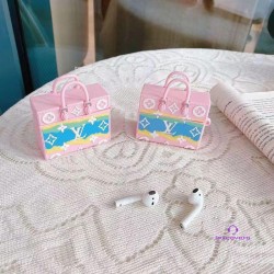 ルイヴィトンブランドairpods Pro2ケースおしゃれなピンクバッグタ