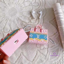 ルイヴィトンブランドairpods Pro2ケースおしゃれなピンクバッグタ
