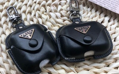 プラダハイブランドairpods Proケース高品質レザーエアーポッズ プロ