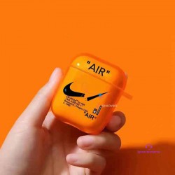 ナイキairpods Pro2ケースハイブランドnike オレンジ イヤホンカバー エアーポッズ