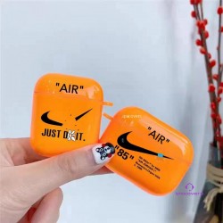 ナイキairpods Pro2ケースハイブランドnike オレンジ イヤホンカバー エアーポッズ